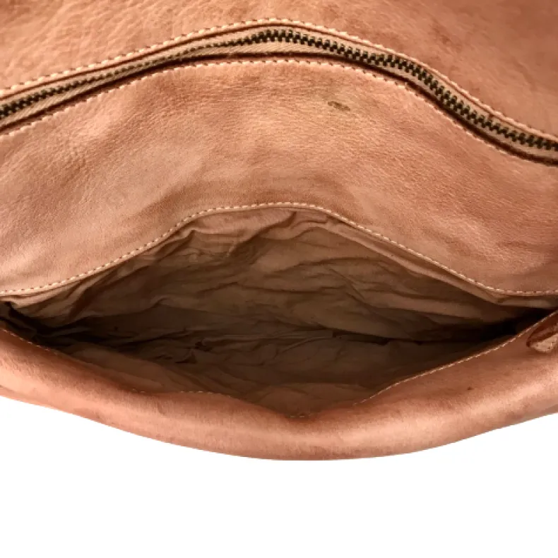 Handcrafted Bag Washed With Studs