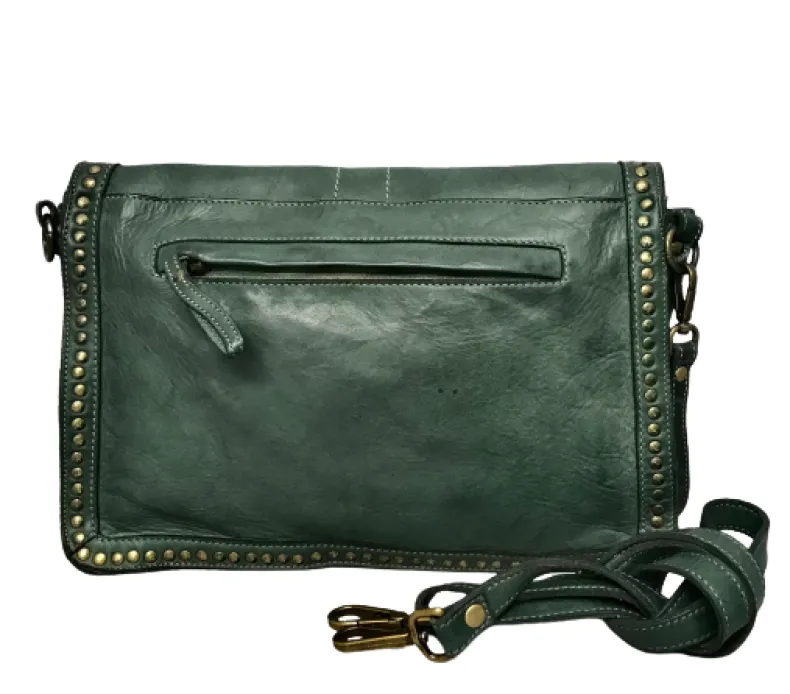 Handcrafted Bag Washed With Studs