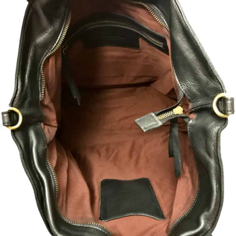 Handcrafted Bag With Leather Studs