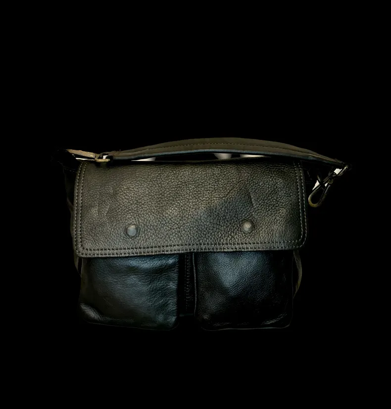 Handcrafted Bag With Interchangeable Handle And Shoulder Strap