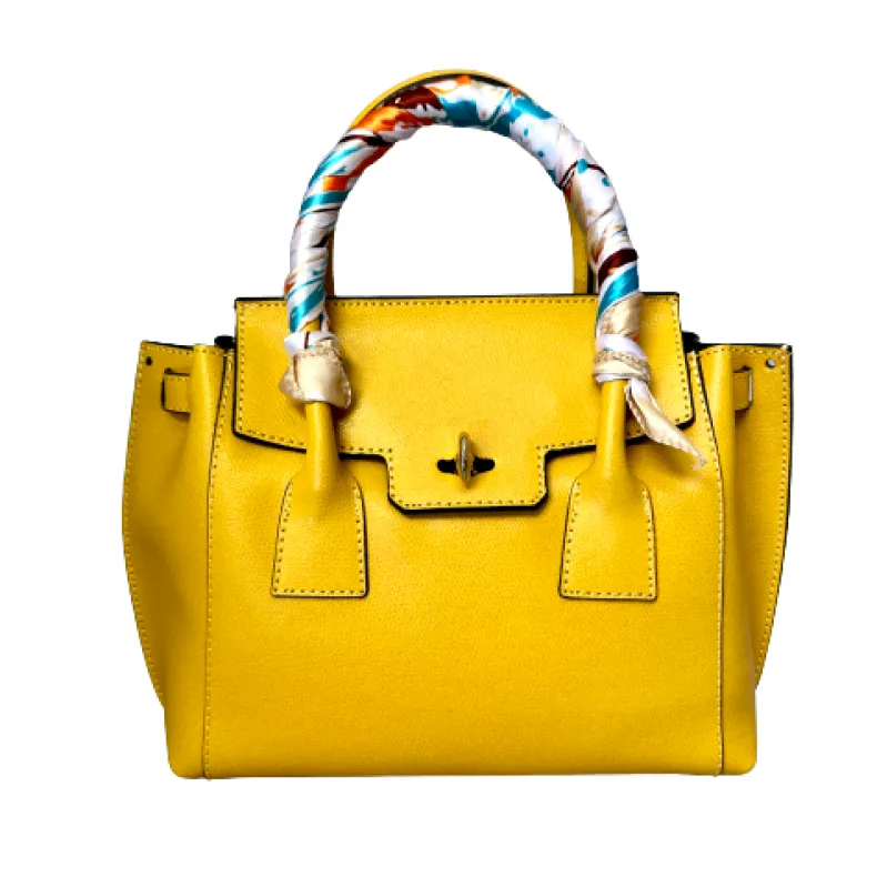 Handcrafted Bag With Twist Lock S