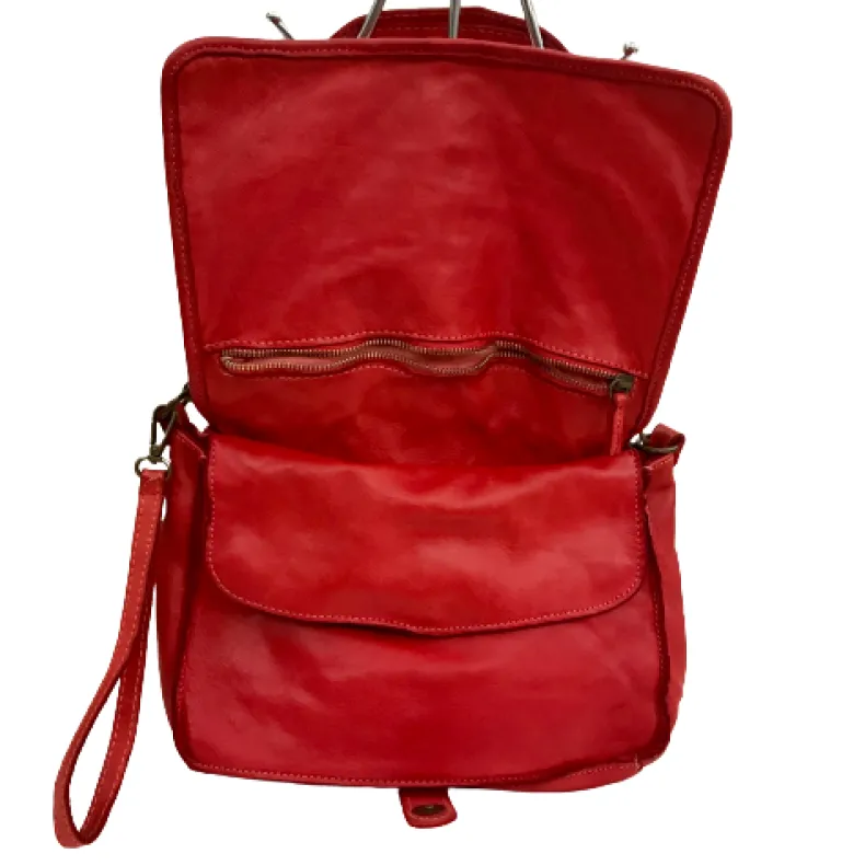 Handcrafted Bag With Woven Leather