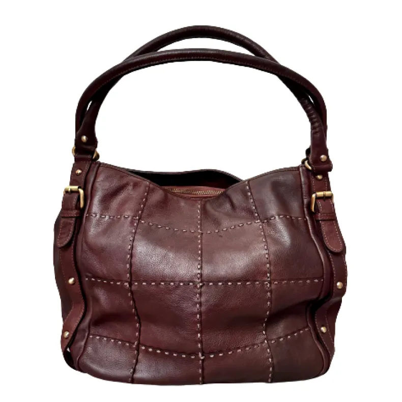 Handcrafted Bag With Quilted Leather