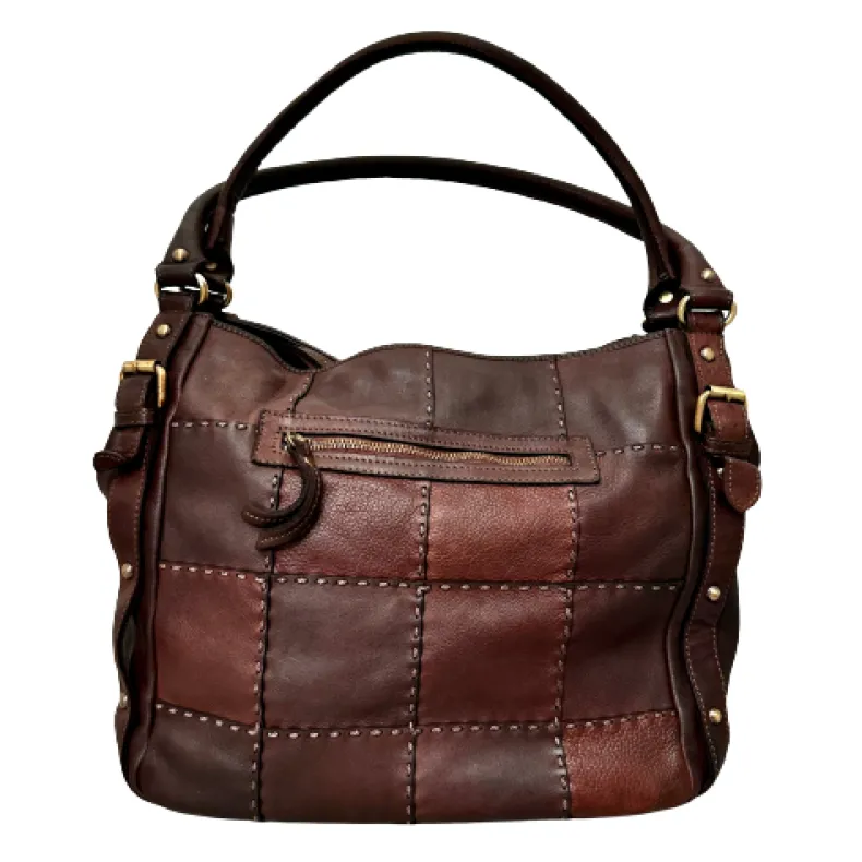 Handcrafted Bag With Quilted Leather