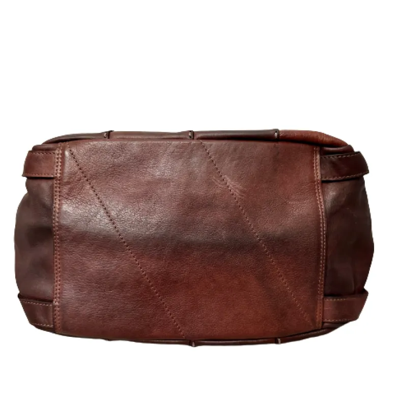 Handcrafted Bag With Quilted Leather