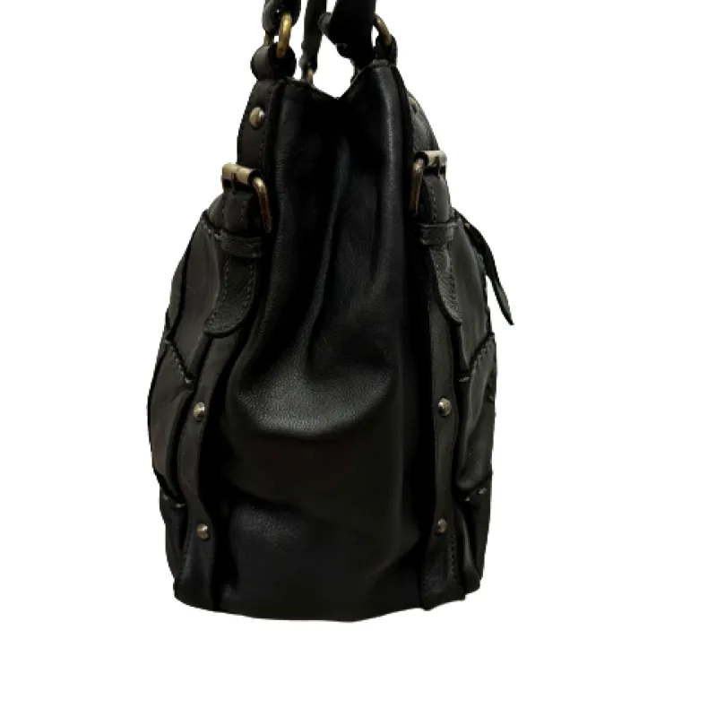 Handcrafted Bag With Quilted Leather