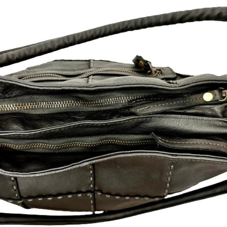 Handcrafted Bag With Quilted Leather