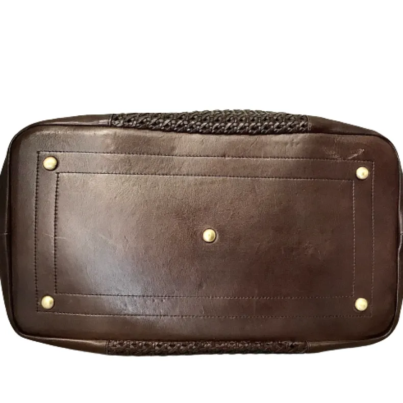 Handcrafted Bag With Weaving