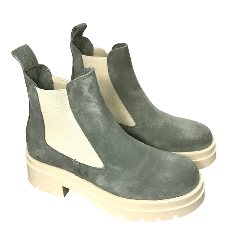 Handcrafted Beatles In Sage Suede