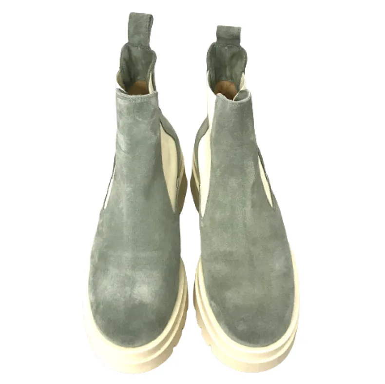 Handcrafted Beatles In Sage Suede