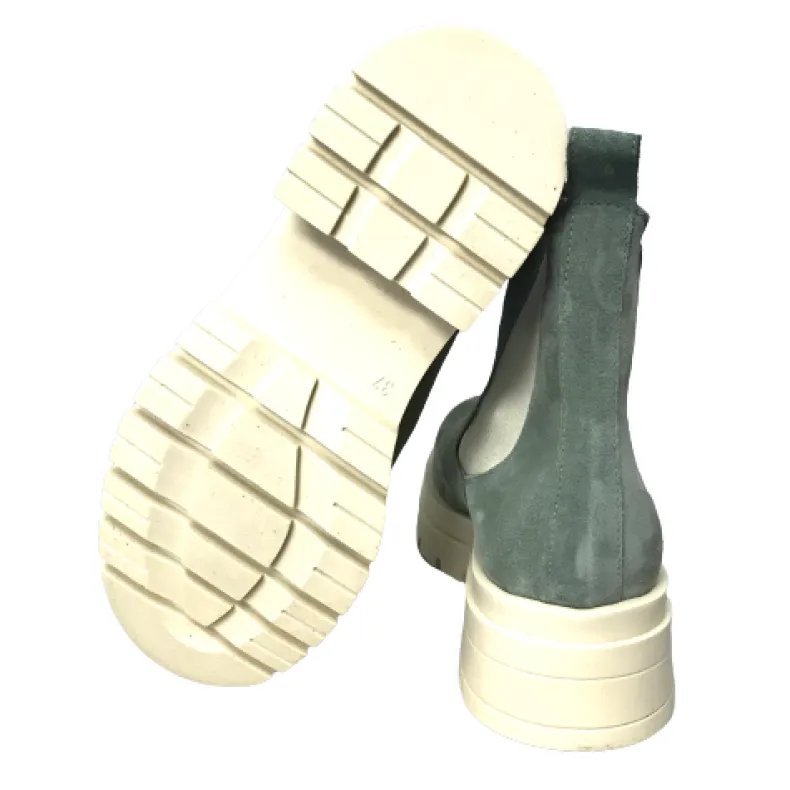 Handcrafted Beatles In Sage Suede