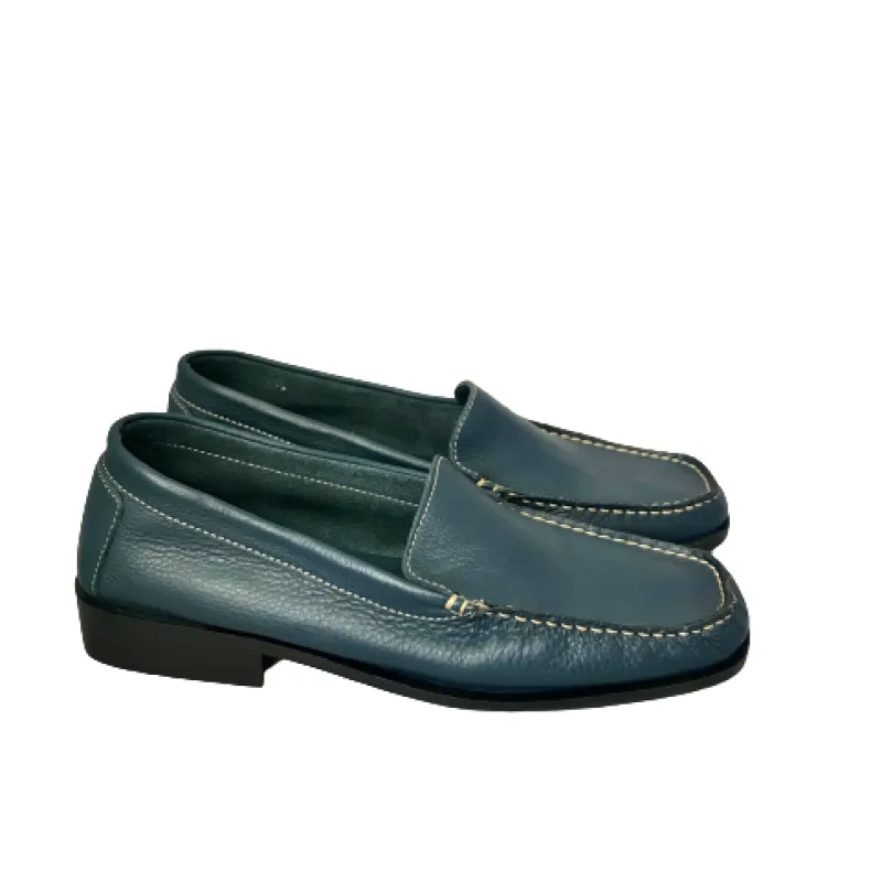Handcrafted Blue Moose Moccasin