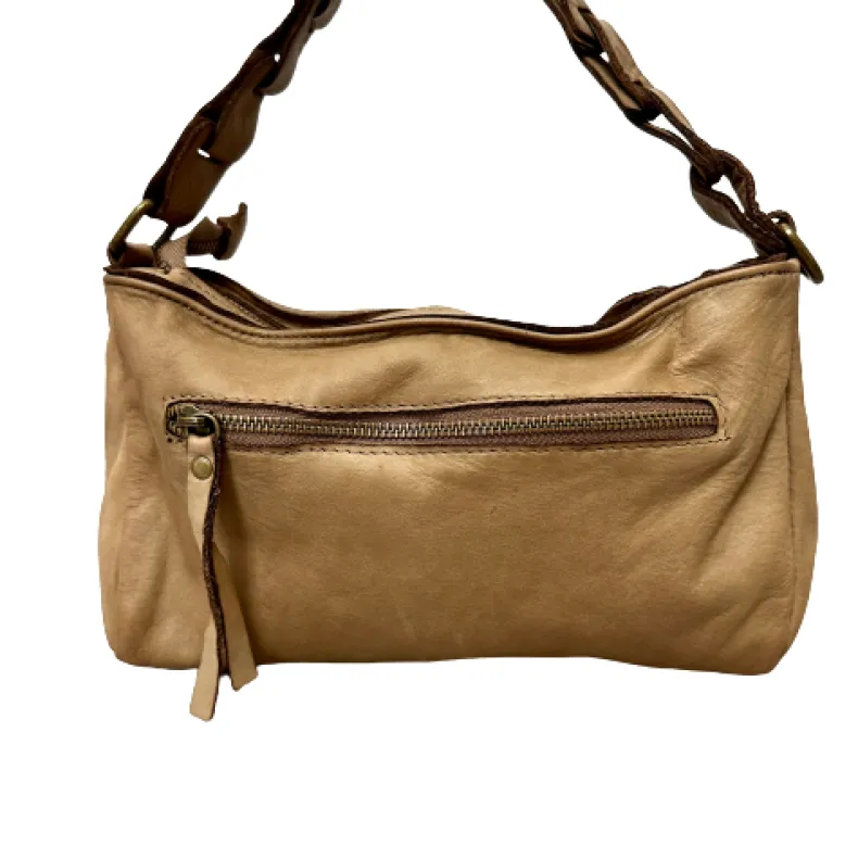 Handcrafted Half Woven Leather Bag