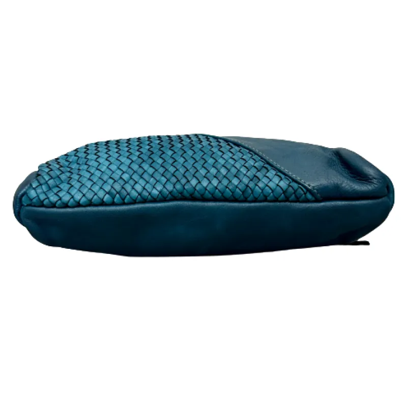 Handcrafted Half Woven Leather Bag