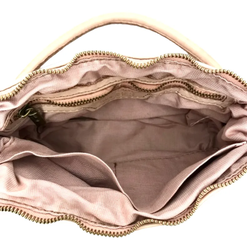 Handcrafted Handbag In Woven Leather