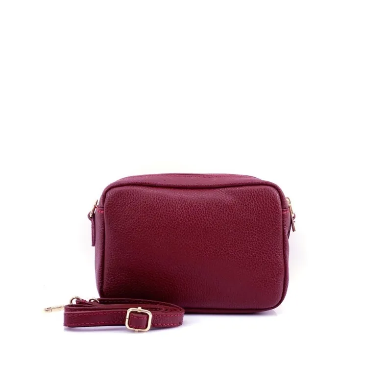 Handcrafted Leather Clutch Bag With Two Compartments