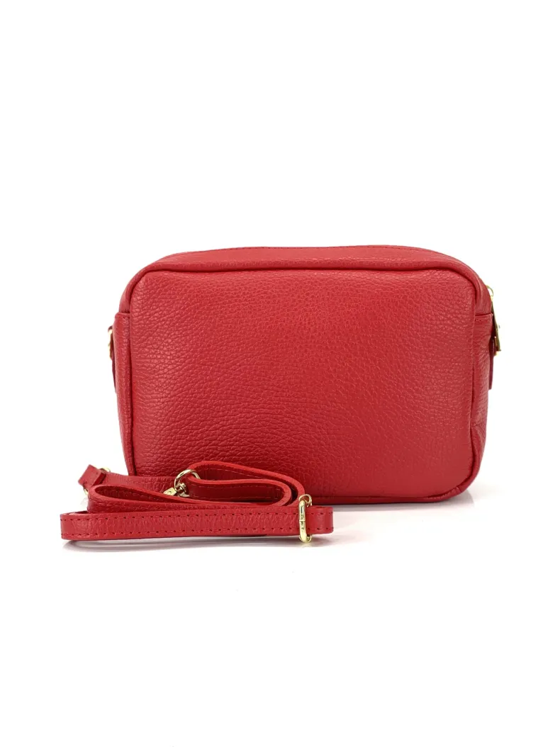 Handcrafted Leather Clutch Bag With Two Compartments