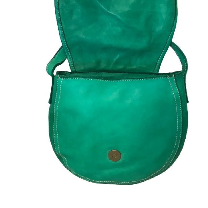 Handcrafted Mini Bag In Woven Leather And Studs