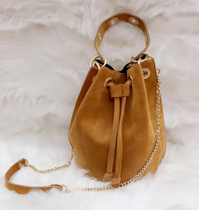 Handcrafted Ocher Bucket