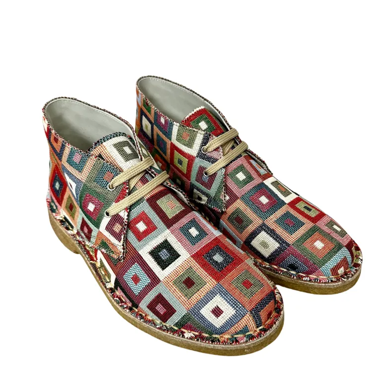 Handcrafted Square Ankle Boots