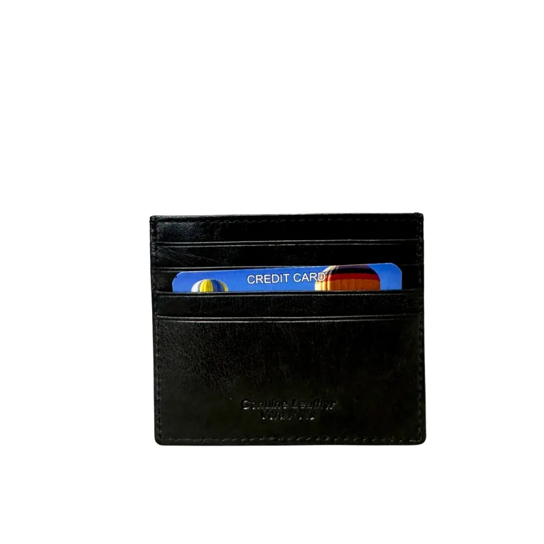 Handcrafted Two-tone Leather Card Holder