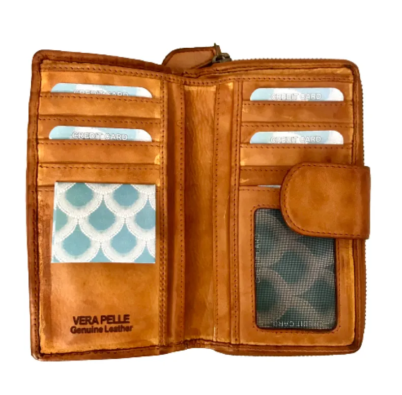 Handcrafted Wallet In Woven Leather