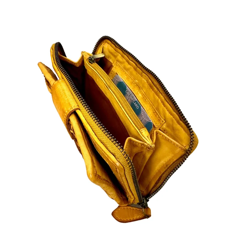 Handcrafted Wallet In Woven Leather