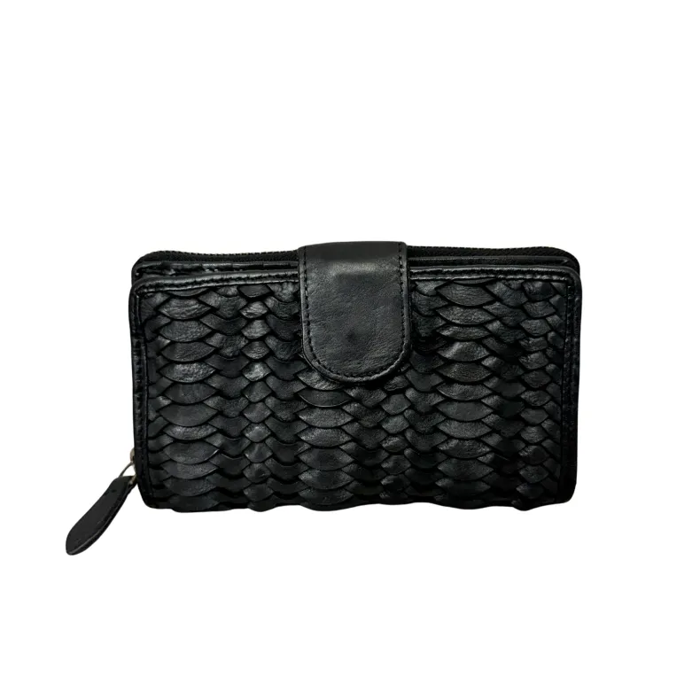 Handcrafted Wallet In Woven Leather