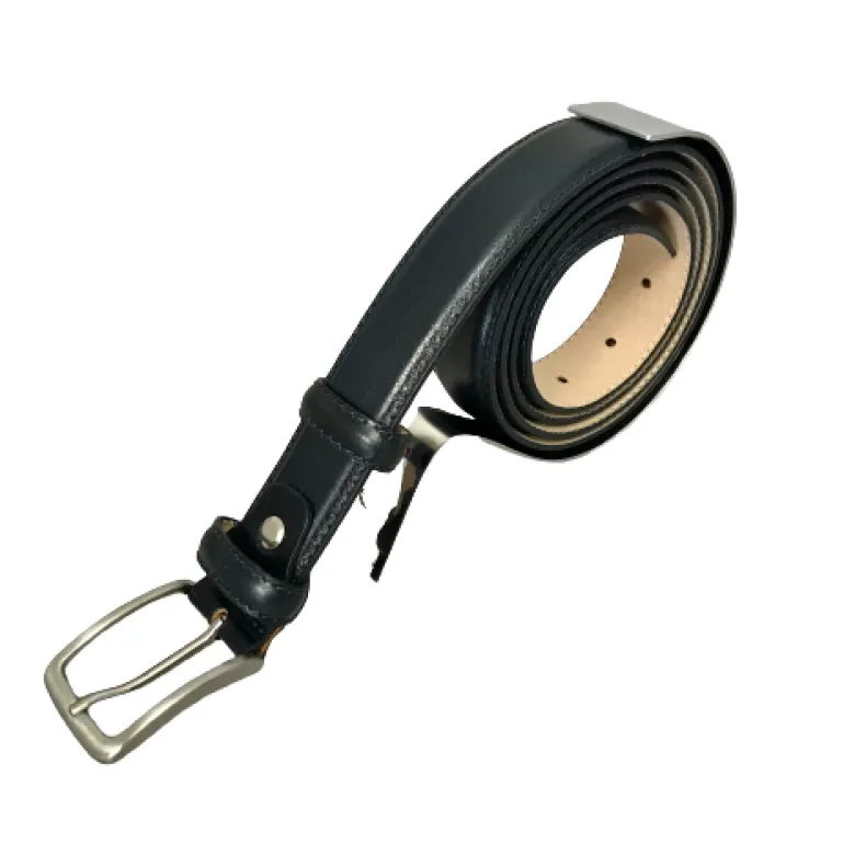 Handcrafted Women's Belt In Blue Leather 1134