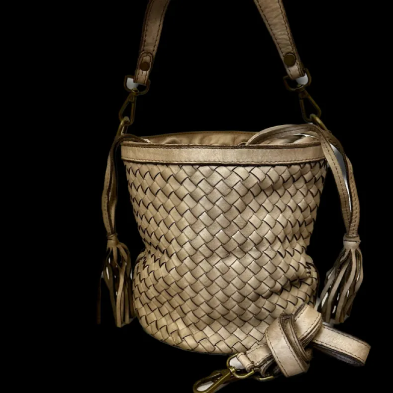 Handcrafted Woven Bucket Model Bag