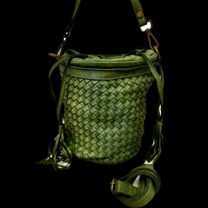 Handcrafted Woven Bucket Model Bag