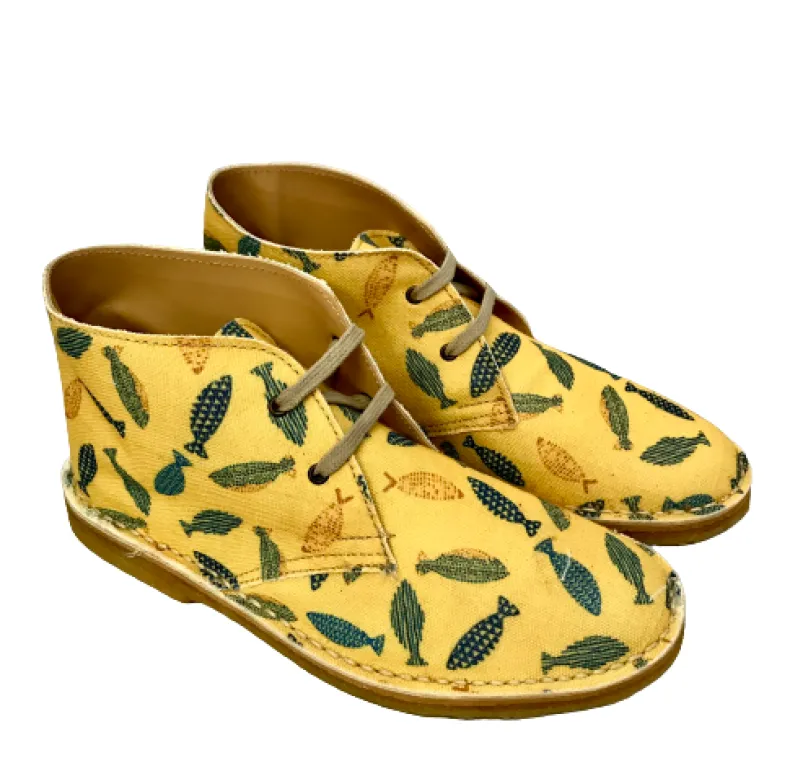 Handmade Ankle Boot Pisces Yellow