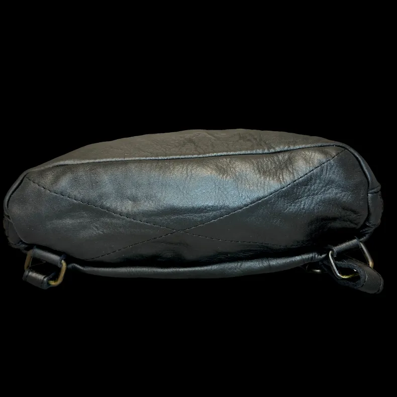 Handmade Backpack In Washed Leather