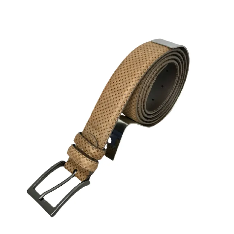 Handmade Belt In 790 Speckled Leather