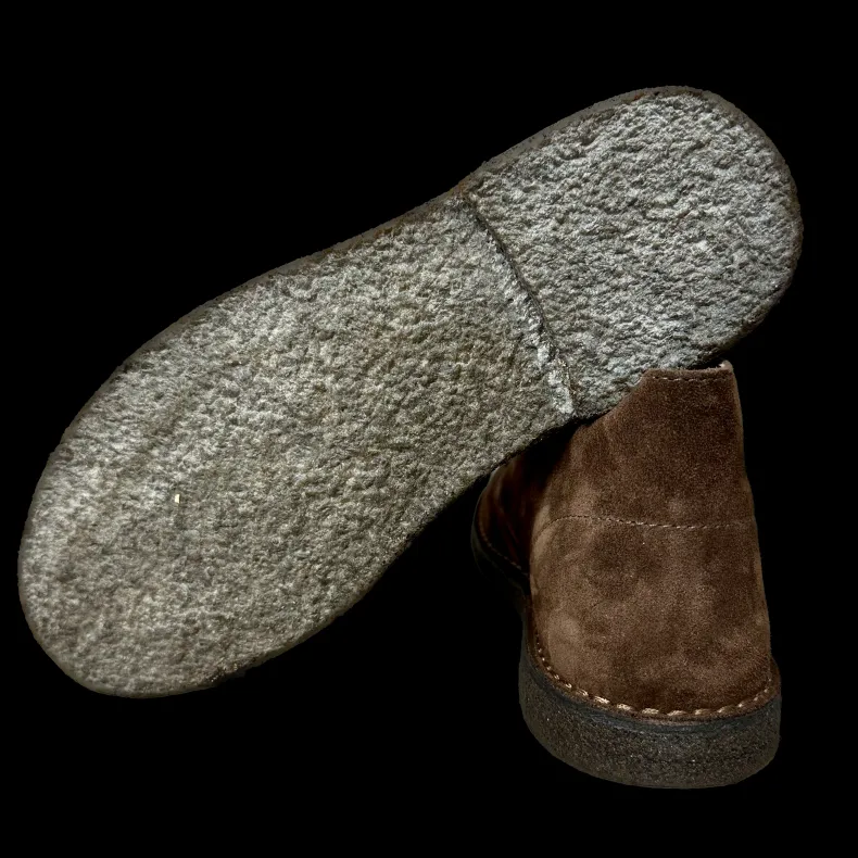 Handmade Dark Brown Ankle Boot With Leather Interior