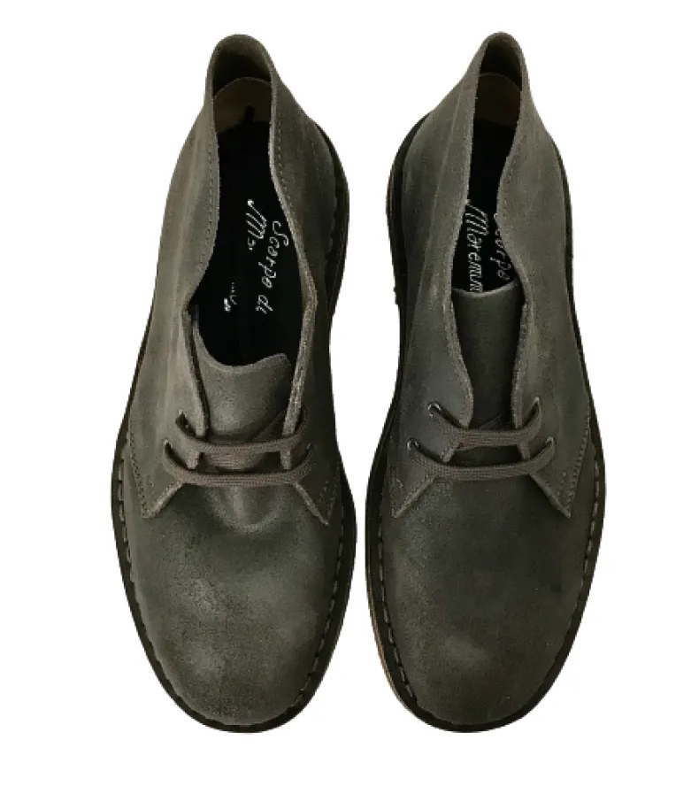 Handmade Dark Brown Ankle Boot