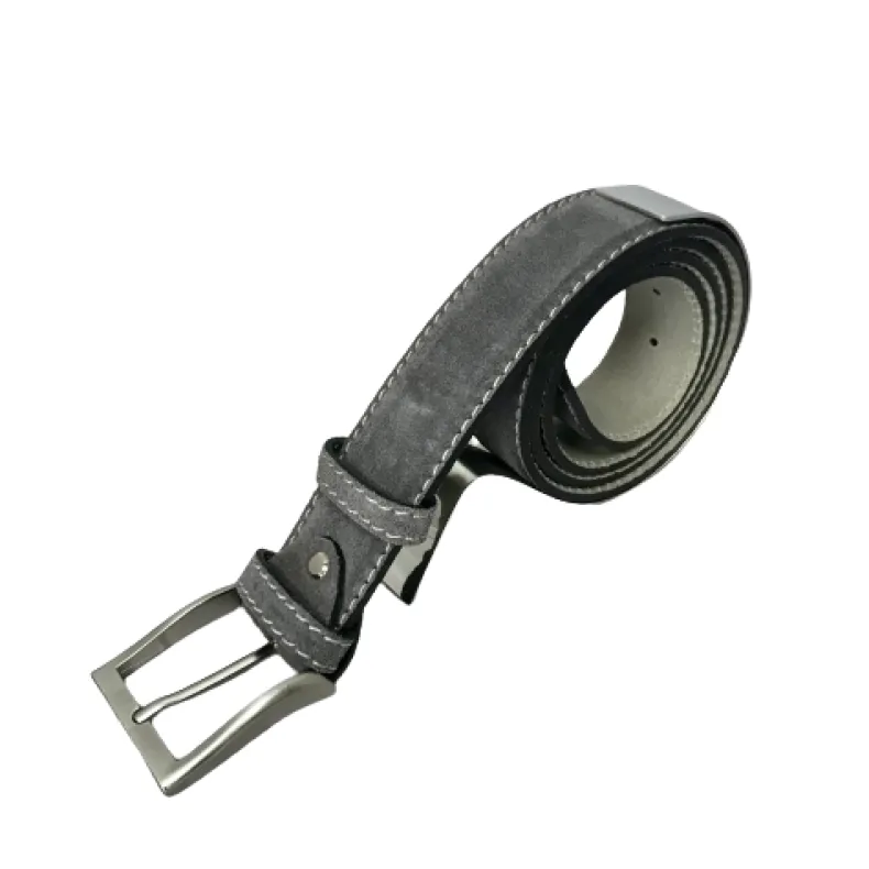 Handmade Gray Nubuck Belt 21