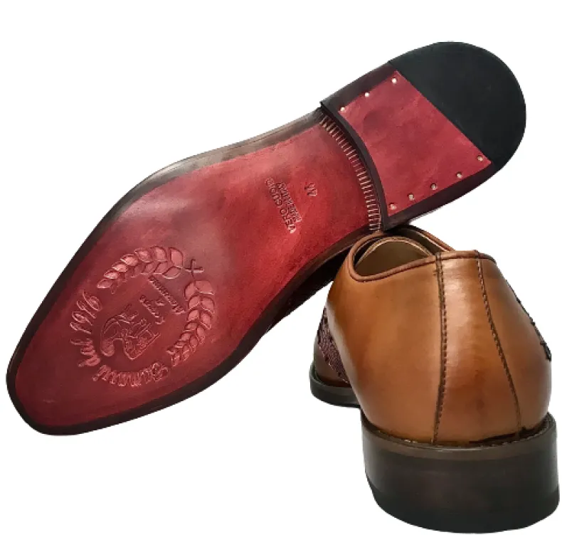 Handmade Lace-up With Patches - Luxury Line