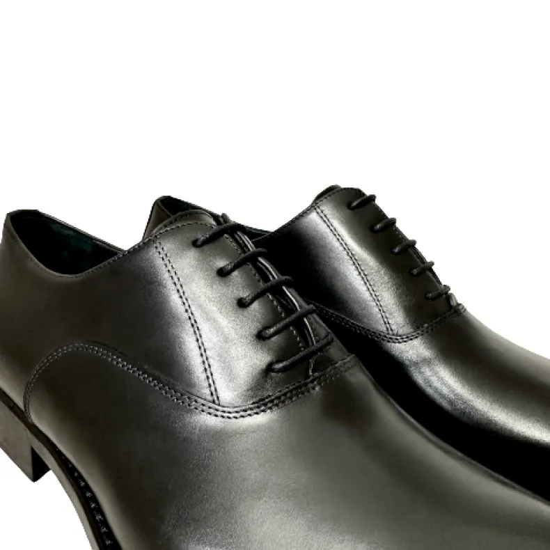 Handmade Oxford In Black Calfskin – Luxury Collection