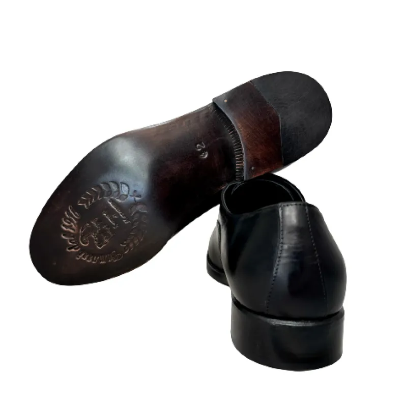 Handmade Oxford In Black Calfskin – Luxury Collection