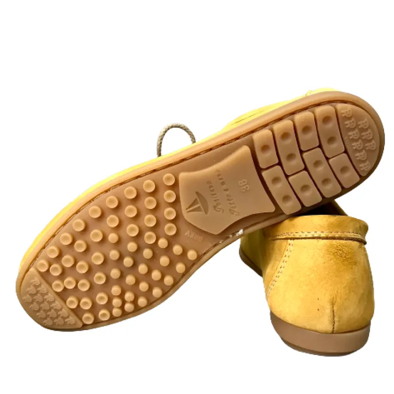 Handmade Positano Yellow Lace-up