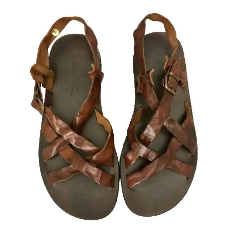 Handmade Sandal In Squeezed Cowhide Mod. TO