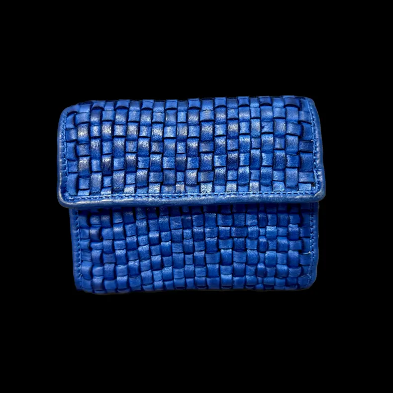 Handmade Wallet In Woven Leather