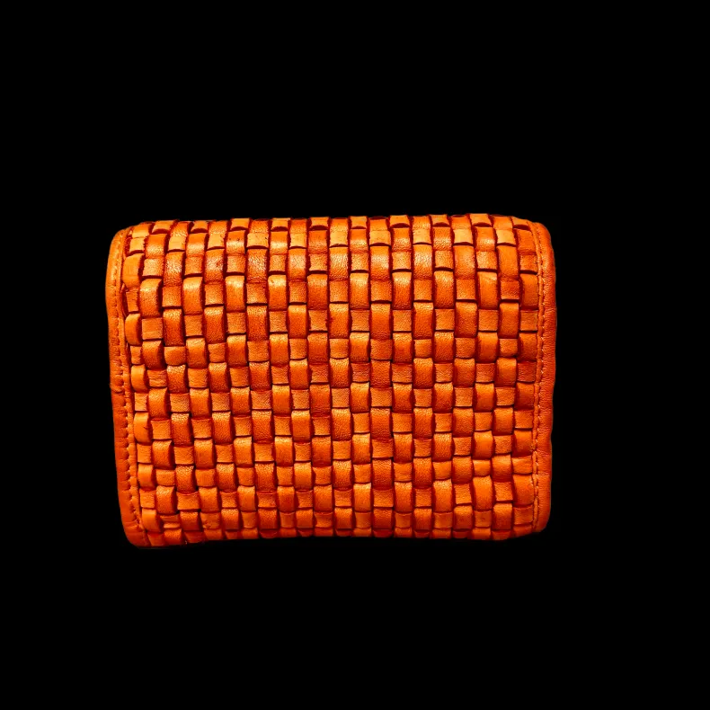 Handmade Wallet In Woven Leather