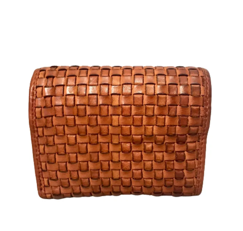 Handmade Wallet In Woven Leather