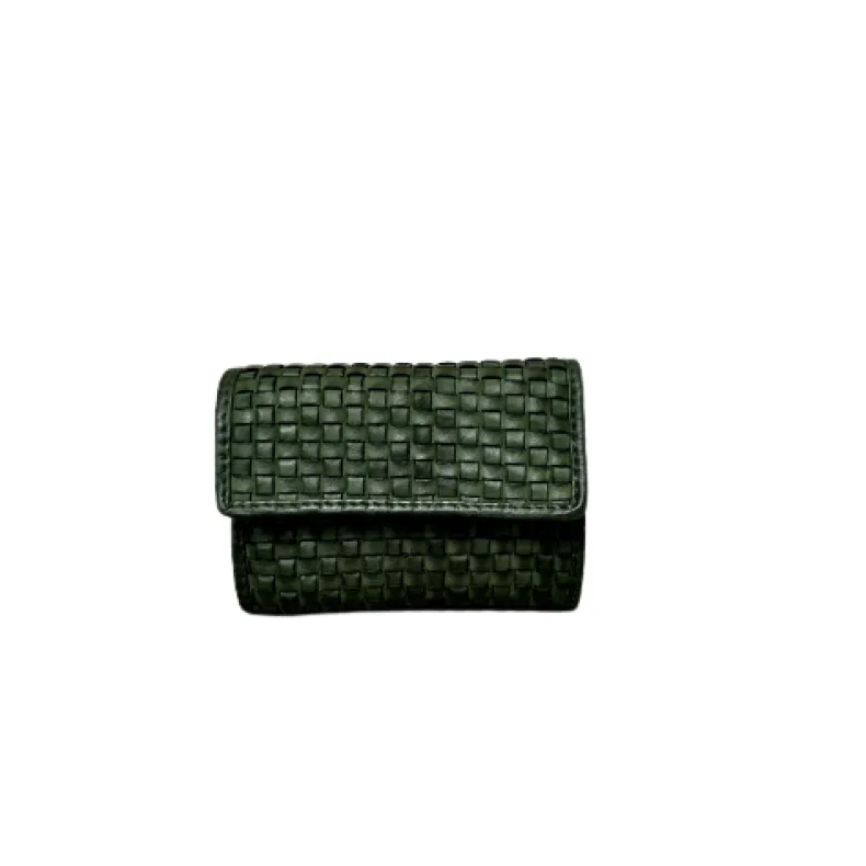 Handmade Wallet In Woven Leather