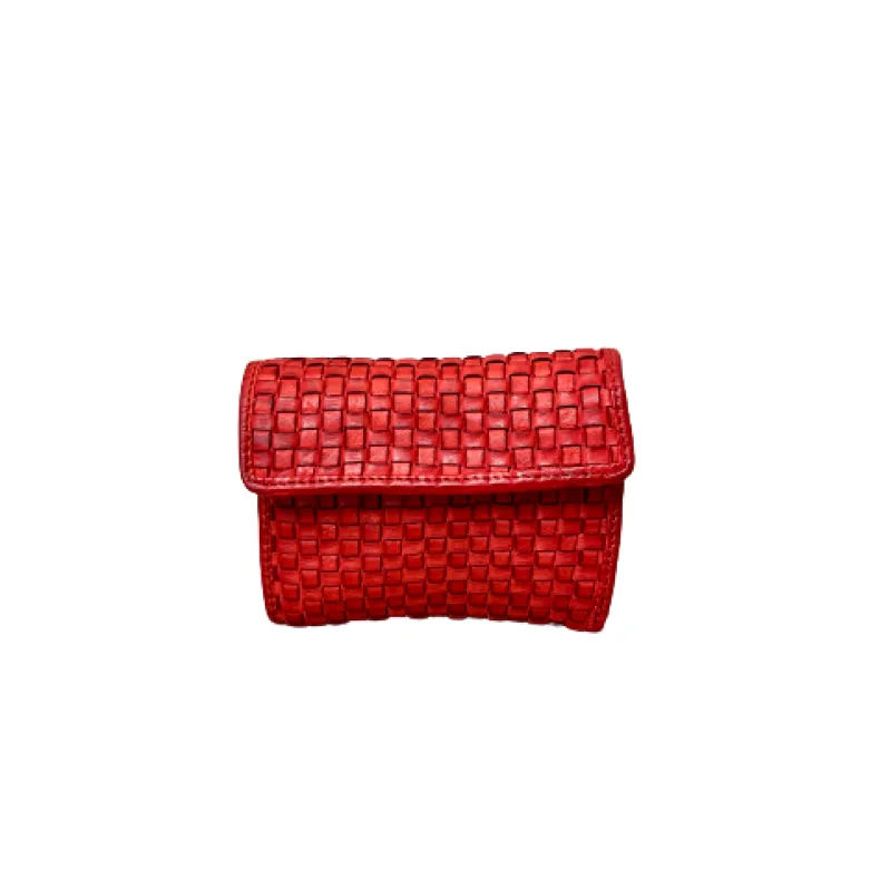 Handmade Wallet In Woven Leather