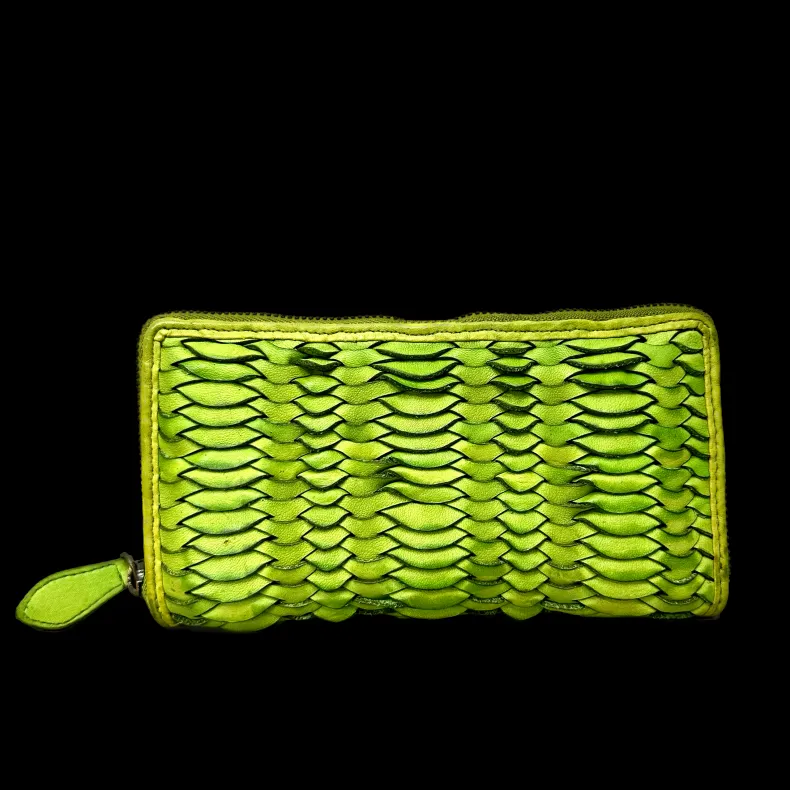 Handmade Wallet In Woven Leather