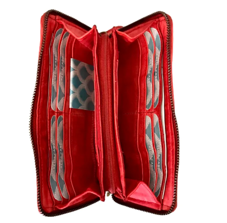 Handmade Wallet In Woven Leather