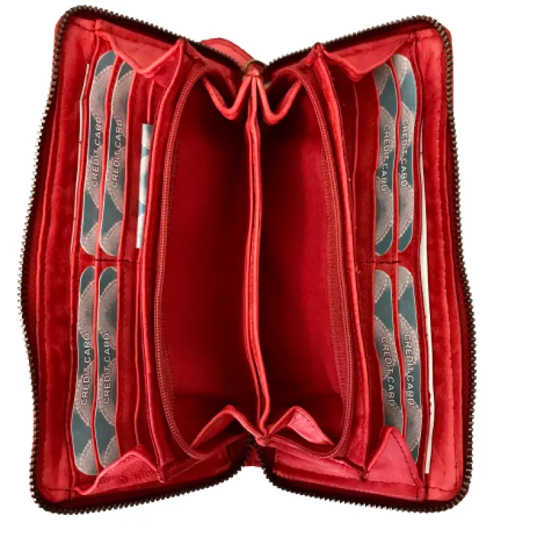 Handmade Wallet In Woven Leather